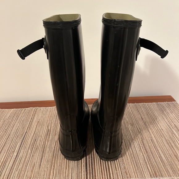 Hunter Black Huntress Gloss boots- size 10 women’s - Picture 3 of 7